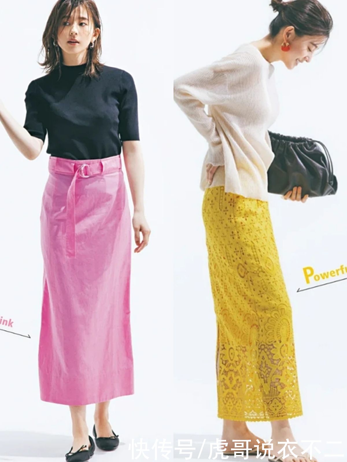 半身裙|这才是40岁女人必须会的夏日打扮，“针织衫+半裙”，照着穿真美