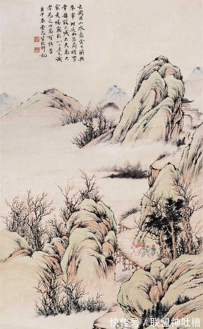 绘画&传奇画家,生平坎坷,陈崇光山水画欣赏