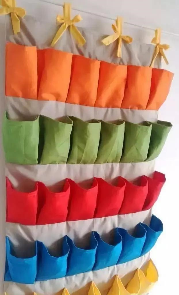 改造|家里旧衣服或布块,别扔了,拿来改造收纳袋,非常的实用!收藏!