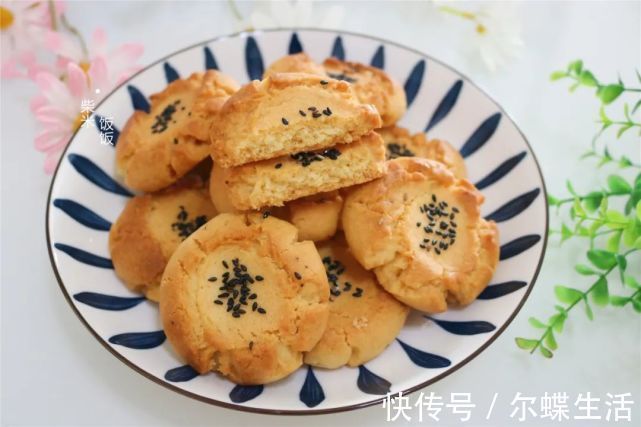 好吃|想吃桃酥不用买,普通面粉就能做,做法简单,香酥好吃