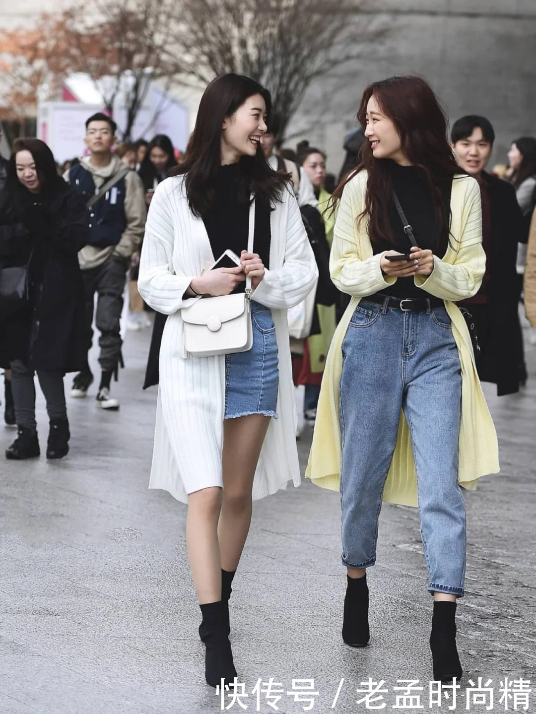 街拍：今春闺蜜出街的时尚穿搭, 简约高级又时髦, 风格极简又好搭配