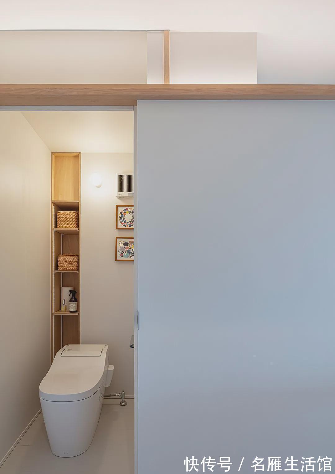 折叠门|82㎡都是智慧,拆除全屋隔墙,吊轨门切割空间,多出来5㎡储藏室