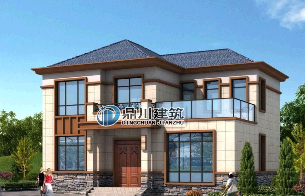 别墅|5款新中式二层农村别墅,低调大气,中式传统美永不过时