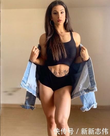 健身|她喜欢打棒球和网球，在参加健身比赛后，体格越来越健美