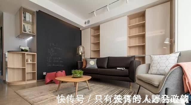 老公|老公坚持装4米长电视柜,沙发墙“加厚”35公分完工都夸他机智