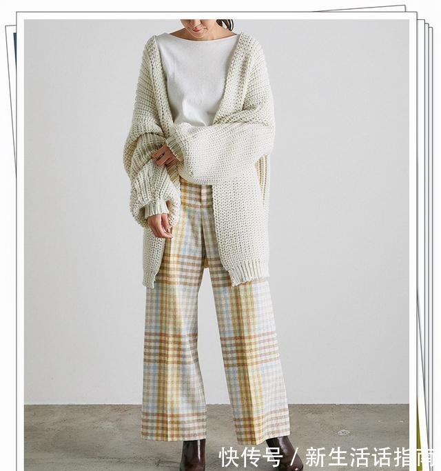 轻熟风 白色开衫的秋季轻熟风搭配示范!3种长度24例穿搭look分享!