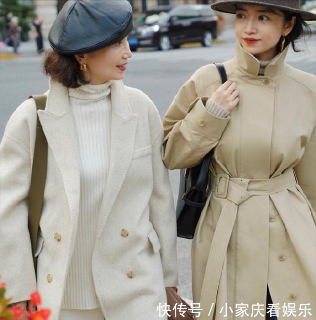 穿搭|秋天的第一件“风衣”穿搭，请看三木母女！别有心机，竟是大时髦