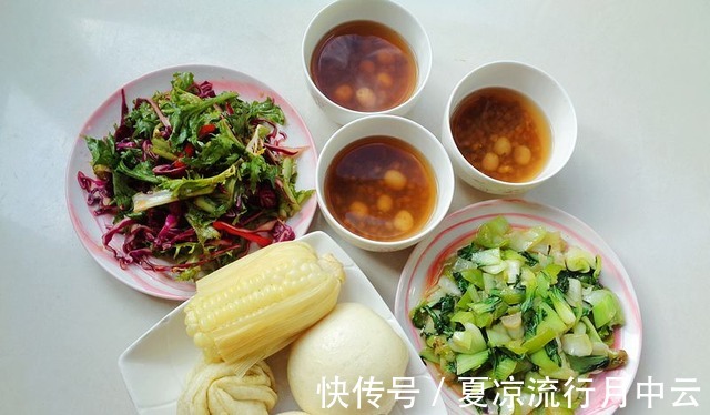 炒菜|看我家立秋后早餐吃的啥大拌菜炒菜,解暑汤,精神满满过伏天!