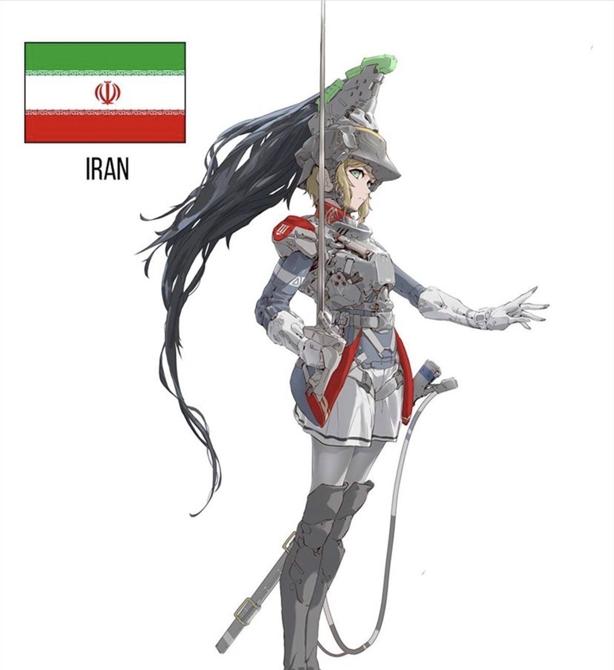 火箭|漫画拟人化成为军娘,欧洲还停留在近代,我们的火箭都已经起飞了