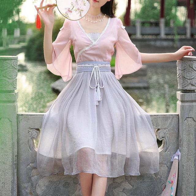 泡泡袖 古色古香中国风改良裙,简直是古风爱好者的福利,太仙了