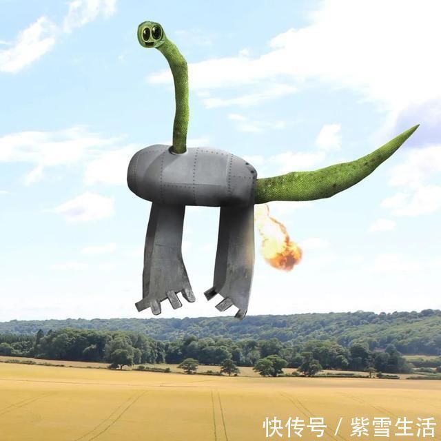 花式秀!儿子画成什么样,爸爸就能P成什么样子,花式秀父爱坐拥百万粉丝