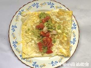 关晓彤同款,牛油果能量蛋卷,低脂减肥餐~