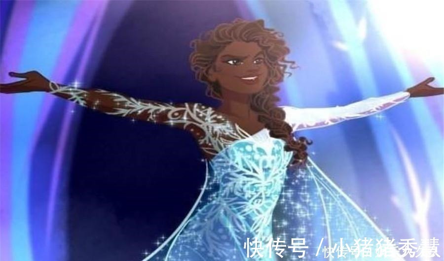 迪士尼公主|迪士尼公主换上全新人设,黑皮艾莎变大妈,白雪公主至少老了十岁