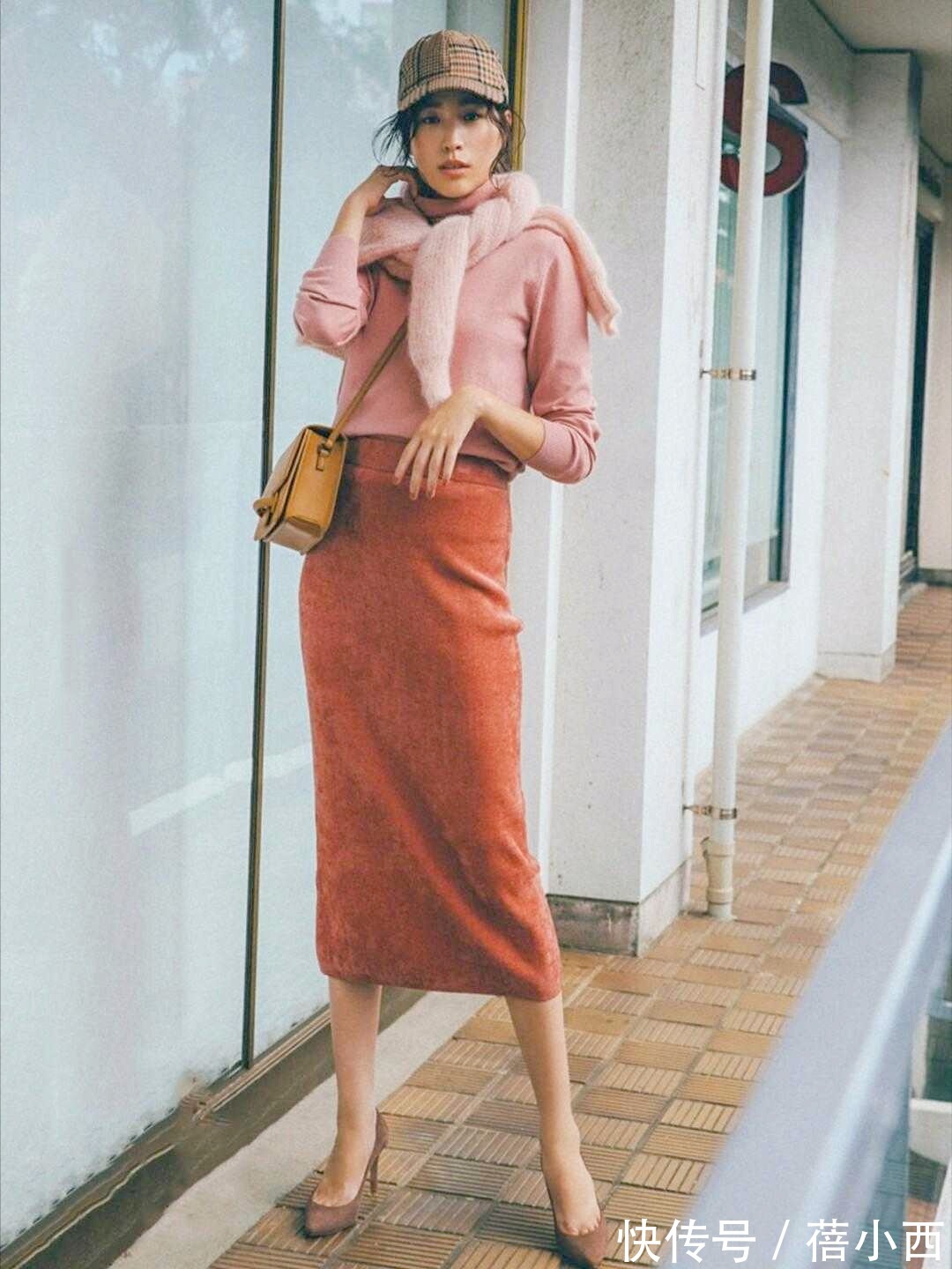 博主|优雅的日本女人都爱穿针织衫,懂得配色和搭配技巧,简直美呆了!