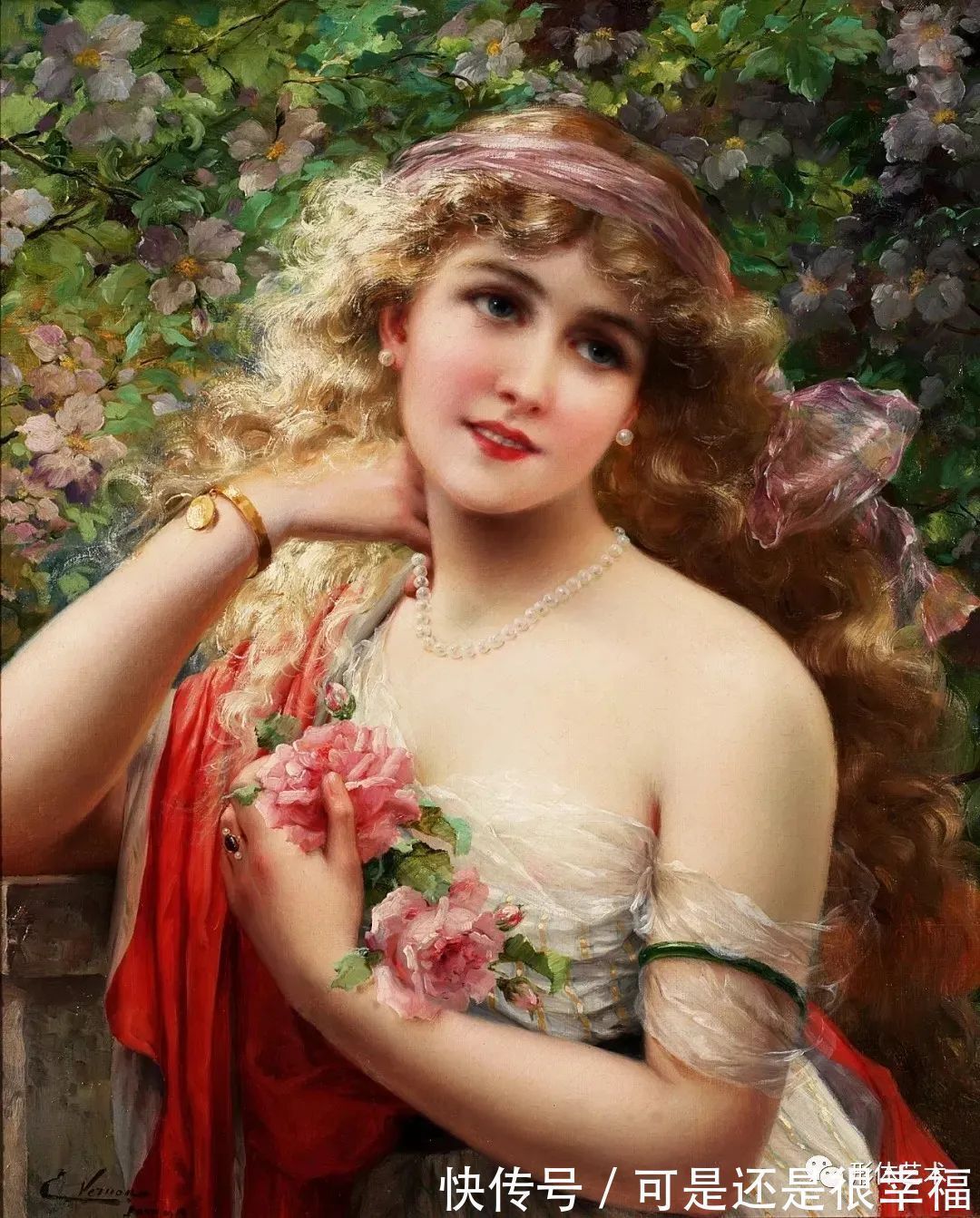 古典#油画中的那些古典女子,含苞待放,静待花开