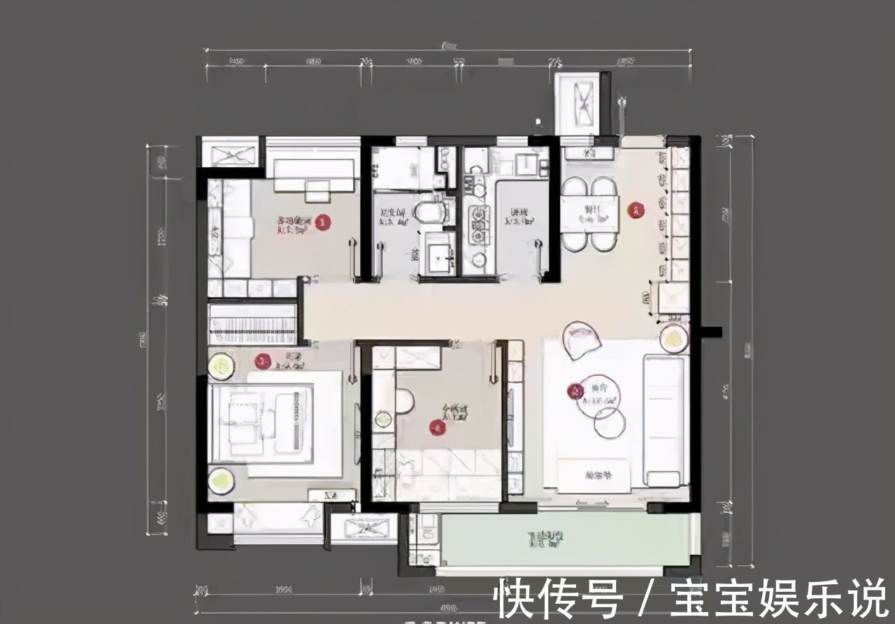 储物柜|90平米小三房，竟然打造了200个储物柜，真的太惊艳了
