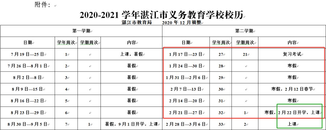 寒假放假通知来了！湛江中小学幼儿园推迟一周放寒假