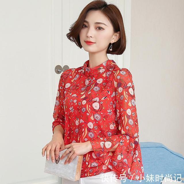 蕾丝|春夏,雪纺衬衫让你变身时髦咖