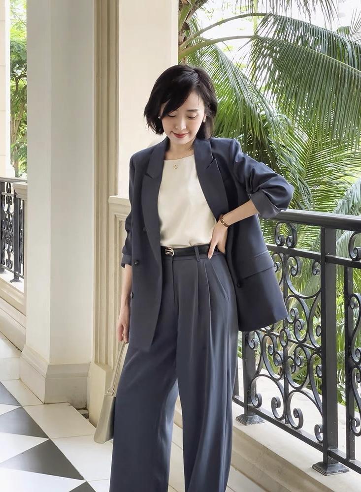 西装|中年女人要学会穿“西装”,不挑人又chic,出街赚足回头率