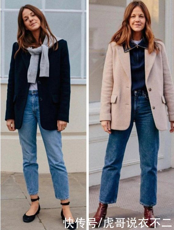 长得美不如会穿牛仔裤，她的“一裤多穿”太圈粉，每种都简约时髦