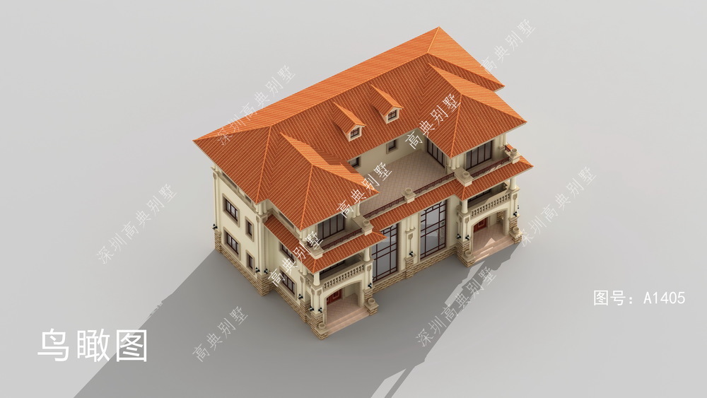 欧式|融合现代元素的“欧式双拼别墅”更适合农村的田园环境