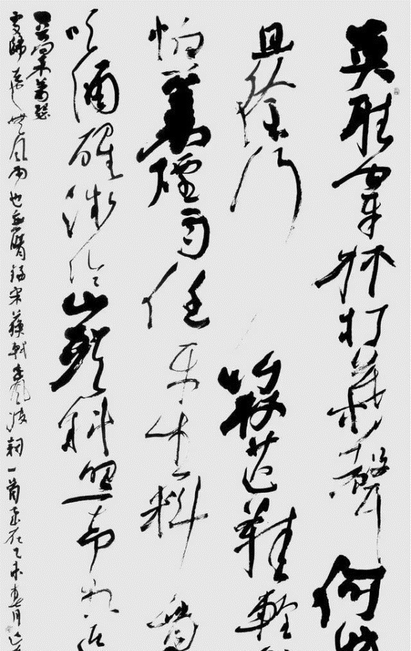 怪诞&获国展最高奖的书法作品,被指“怪诞”:没有比它更丑的了!