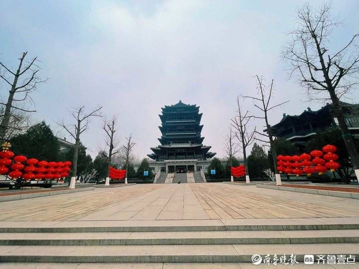 两万多盏大红灯笼高高挂！济南天下第一泉风景区喜气洋洋迎新春