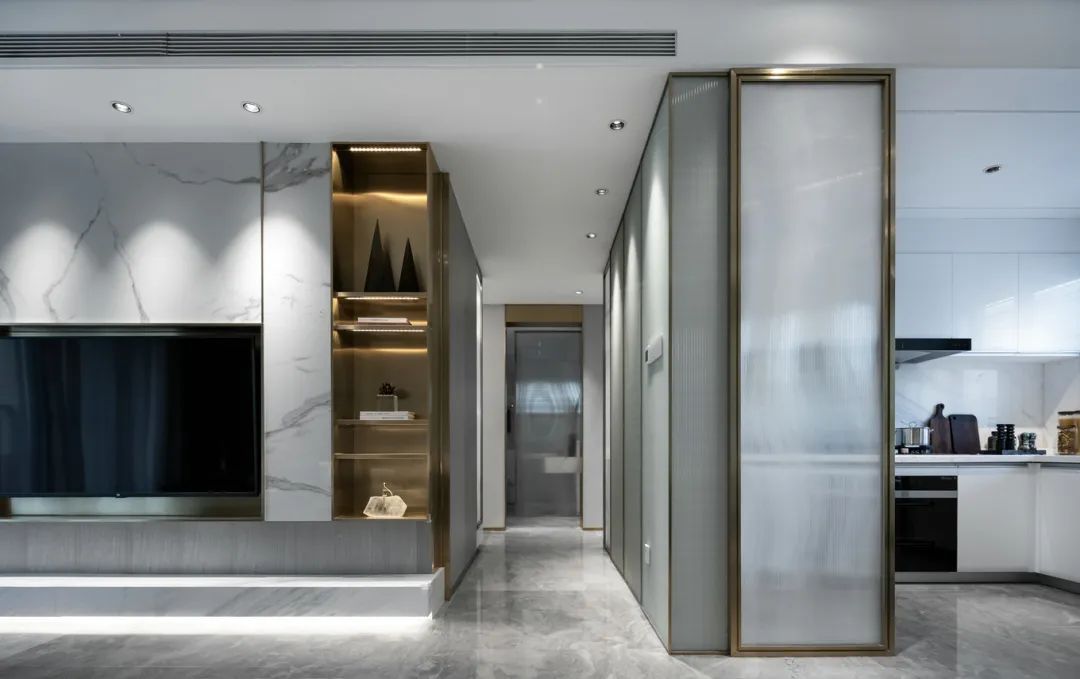 装饰画|100㎡现代轻奢,清淡优雅高级灰,时尚精致好舒适