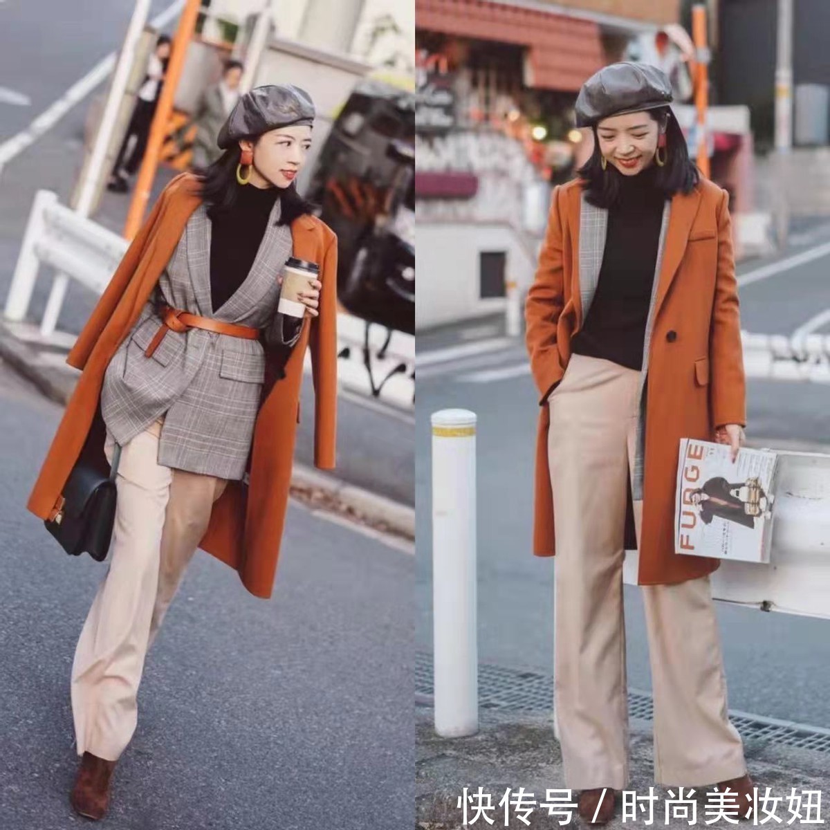 搭配|“大衣+毛衣”,入冬后的神仙组合搭配,温暖实用又显气质