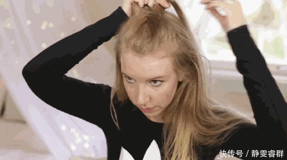 马尾|别再扎“大妈式马尾”了，试试今年最火的懒人半扎发，谁扎谁就美