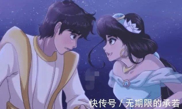 日漫|当迪士尼的情侣变成日漫画风，美人鱼楚楚动人，大家最喜欢哪对