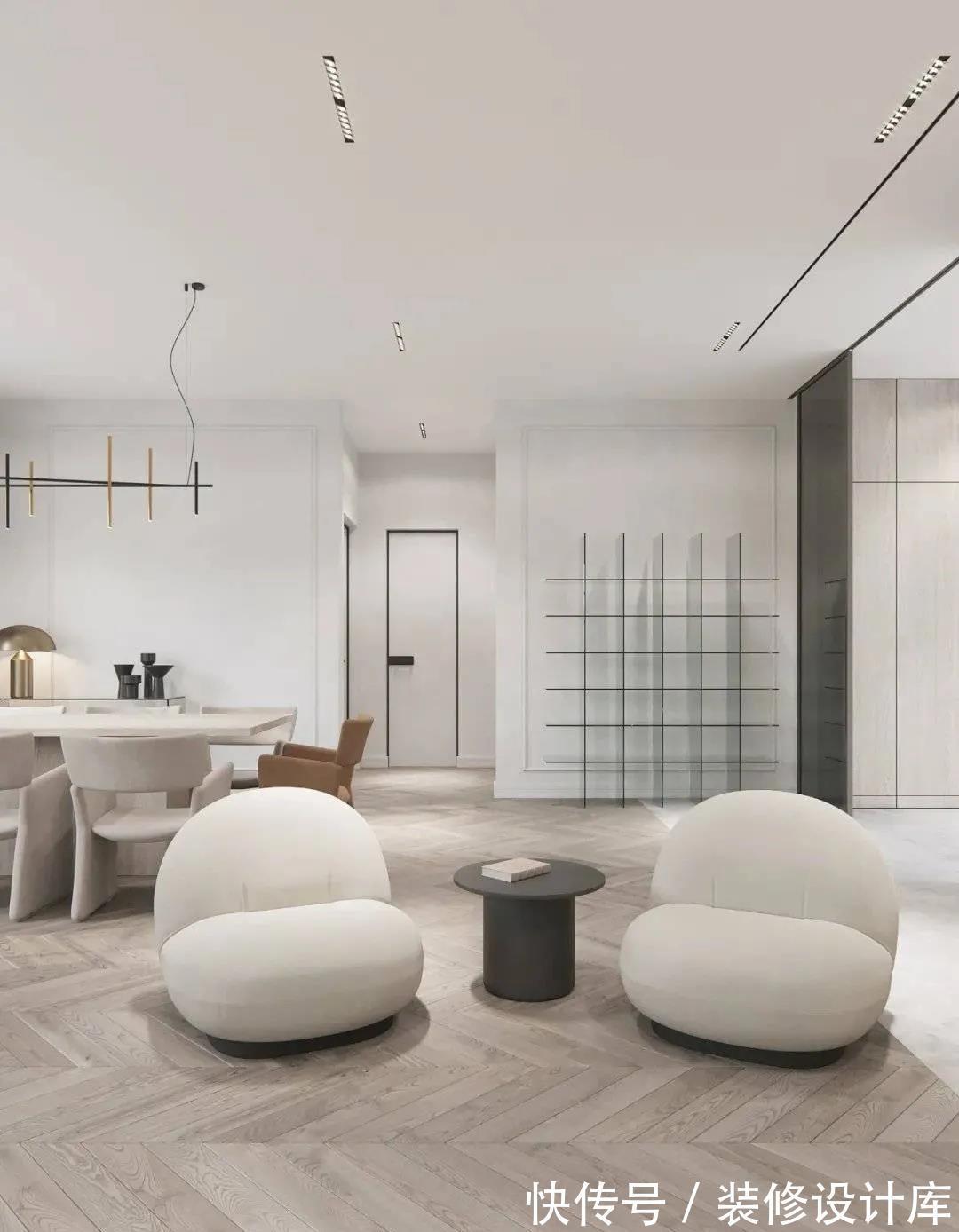 过时|笨重大沙发早过时了!客厅这样设计,立马大5㎡