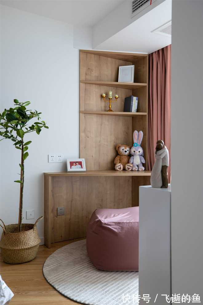 原木|客餐厨空间共享,75㎡小家的极致利用!