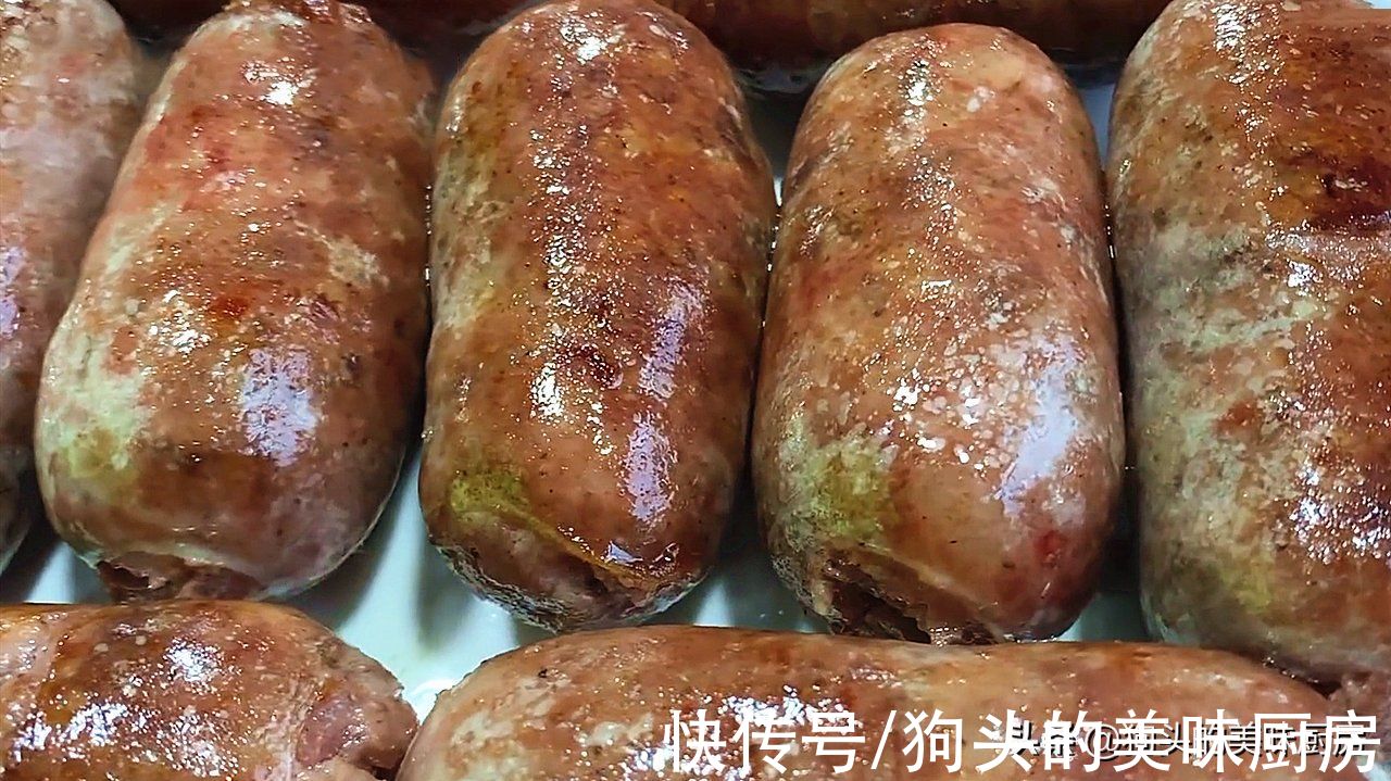 纯手工香肠，做法配方告诉你，自己在家就能做，吃着太香了