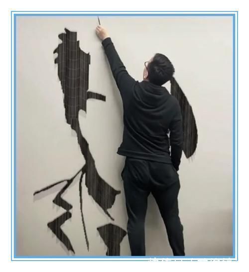 笔芯#美术生用笔芯画鹿晗,本以为在浪费笔芯,看到最后这是本人吗