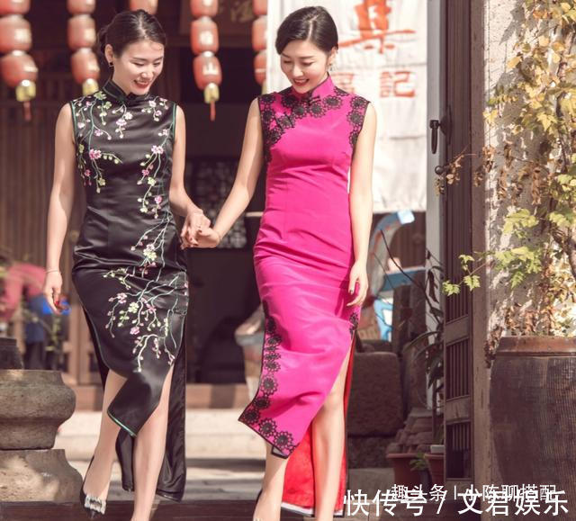 穿搭 经典款式的旗袍,教你怎么穿搭,各种身材都有一套旗袍穿搭法则