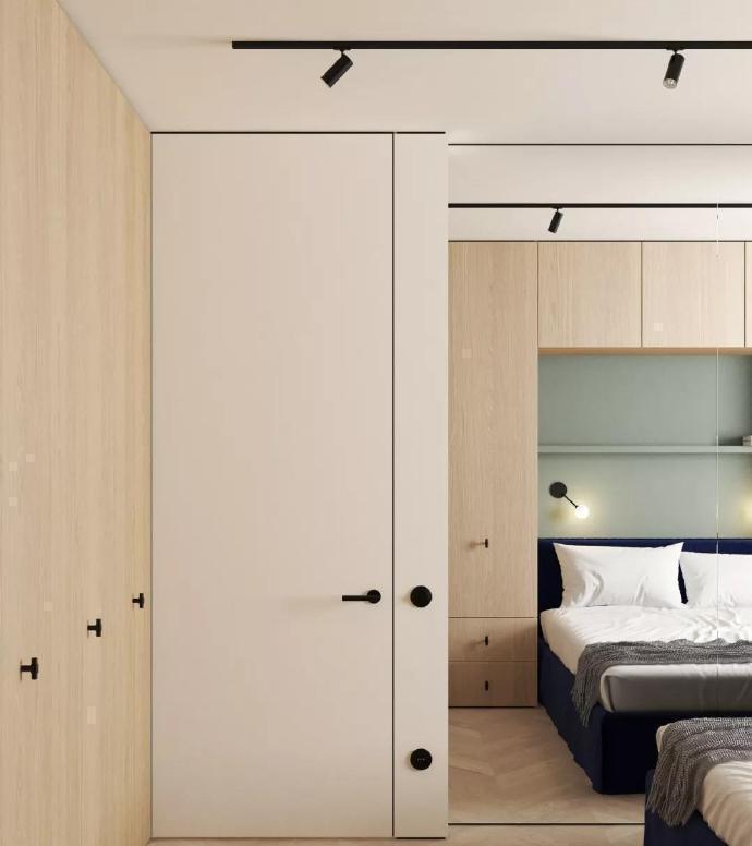 实用|小夫妻的极简主义小两居,简约时尚实用,薄荷绿色真清新,超喜欢