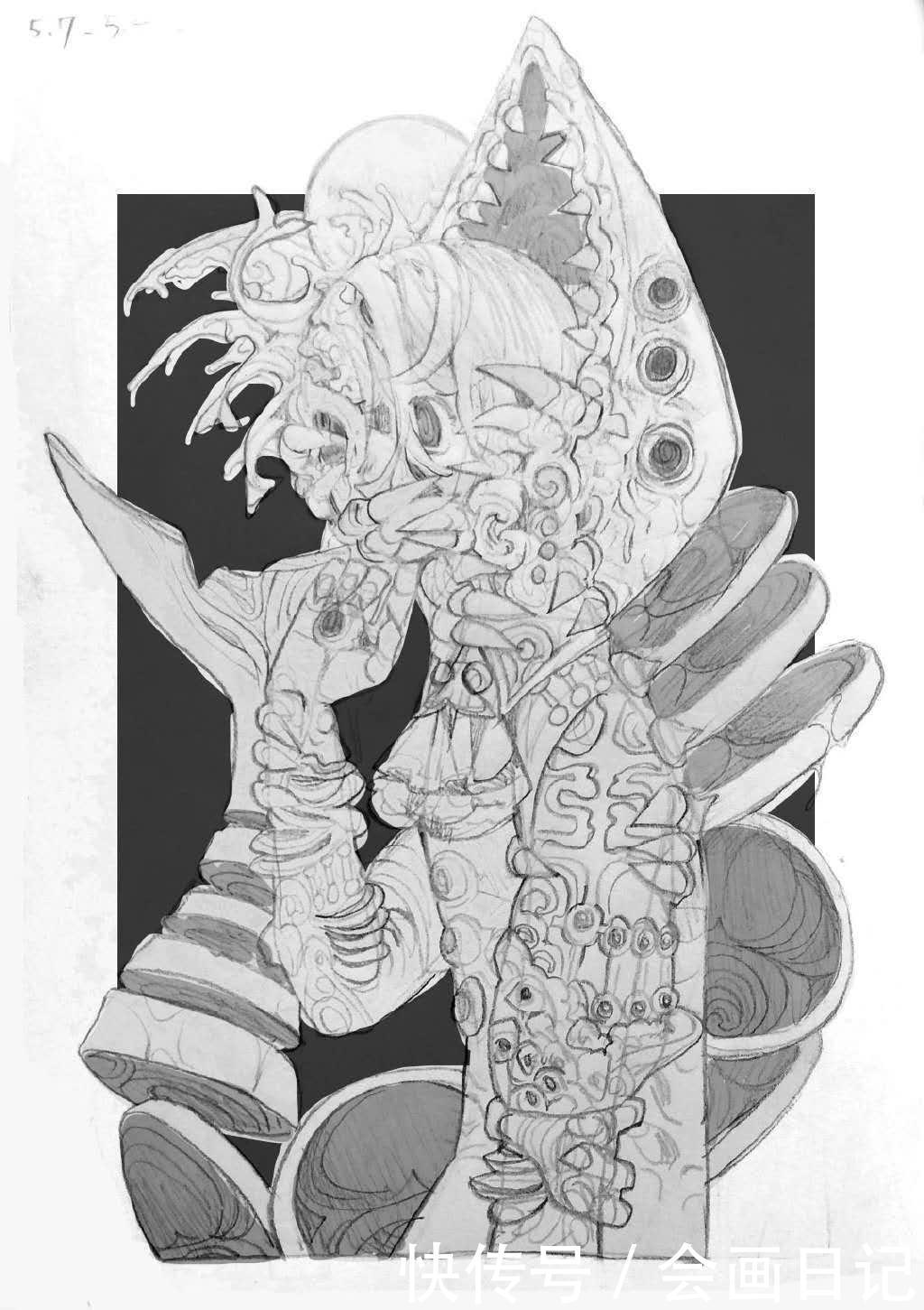 静谧|【画师うやま】画面静谧且黑暗的哥特风