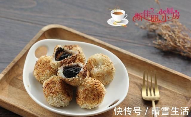 芝麻|教你用糯米粉做6种点心,香甜软糯几天不吃就会想,平底锅就能做