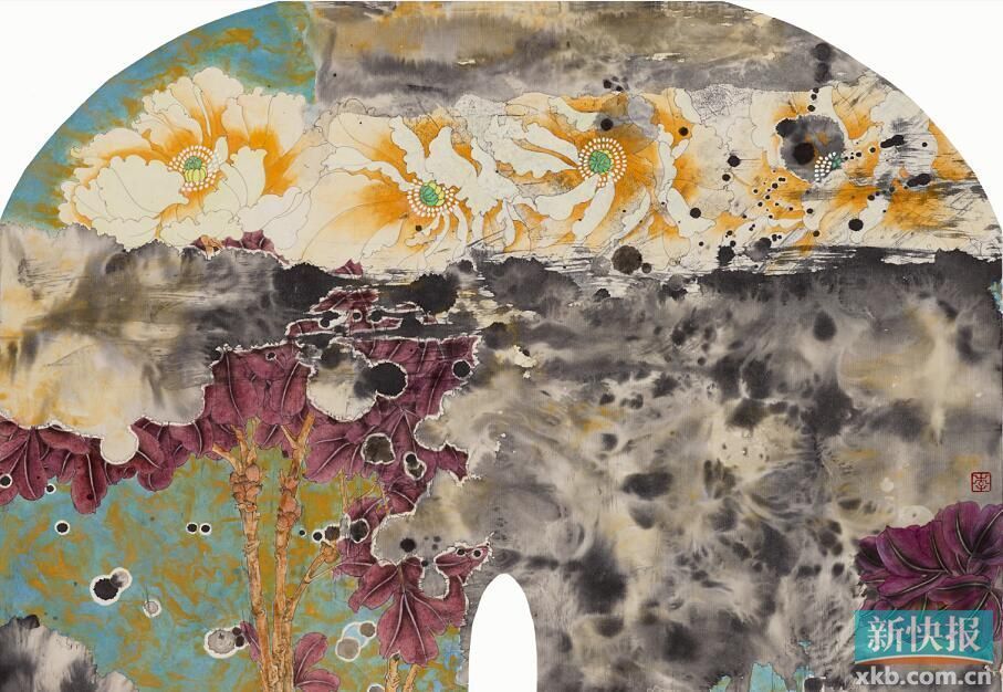 笔墨|居廉艺术的当代思考,撞水撞粉与没骨法在隔山艺术馆再探讨