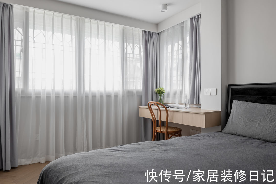 墨菲床|60㎡改极简两房半,LDK客餐厨一体设计,空间显大堪称小户型典范