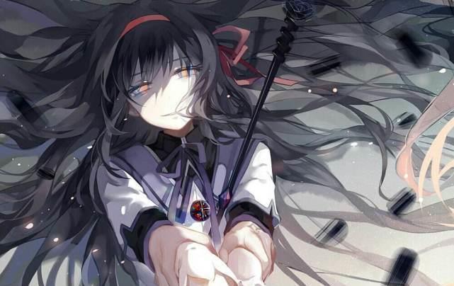 晓美焰|盘点动漫里的黑长直女神,你最喜欢的是谁