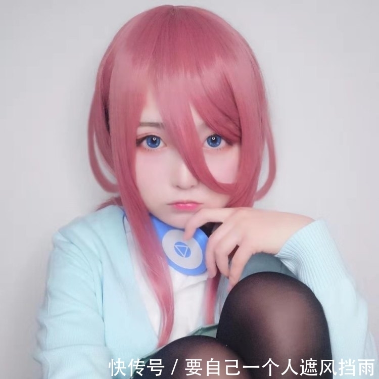五等分的花嫁|五等分的花嫁:小姐姐完美cos三玖,这神仙颜值,网友:来一打
