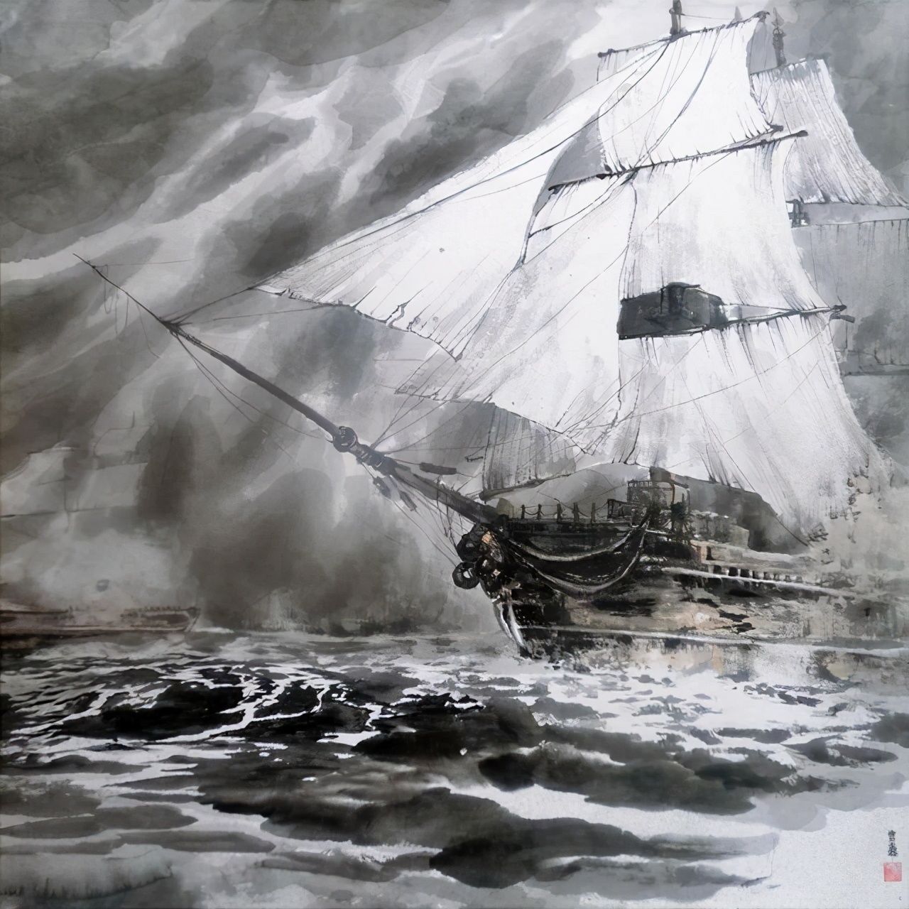 海洋|第七届风帆时代海洋绘画作品展