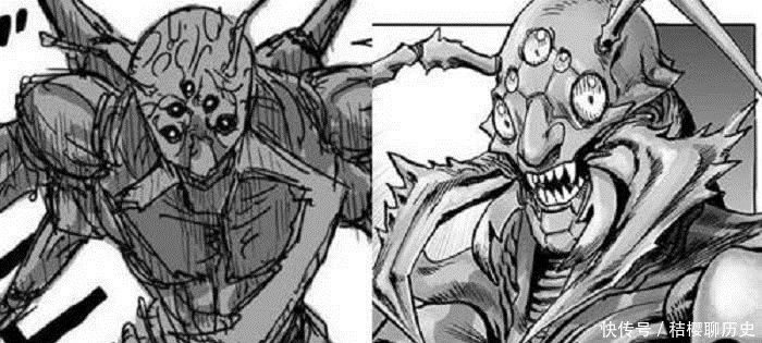 怪人们|一拳超人:两版怪人协会形象对比,丑的依然丑,虫神变化最大