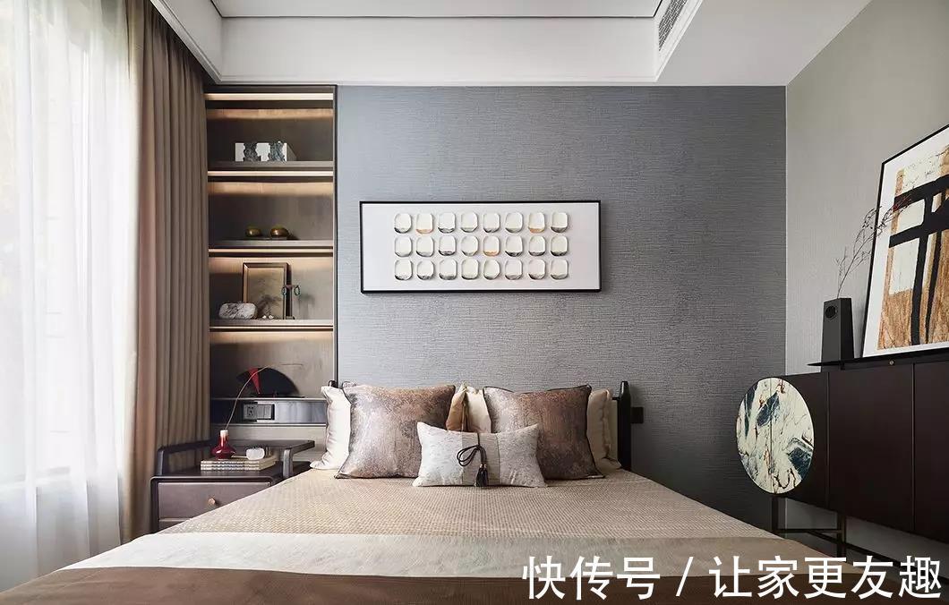 新中式|143㎡新中式风格设计，效果惊艳全小区