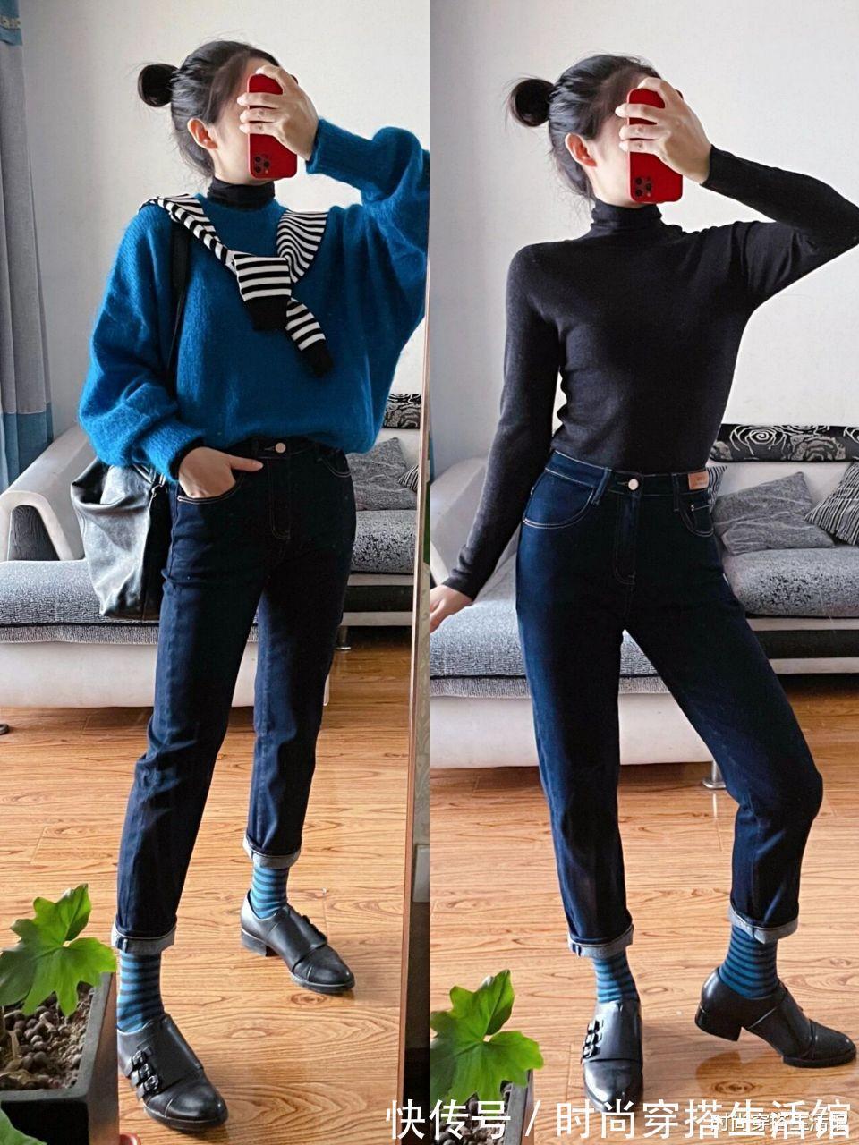 小蛮腰 春节别总穿牛仔裤,试试这“加绒裤”,时尚保暖又显瘦,太美了