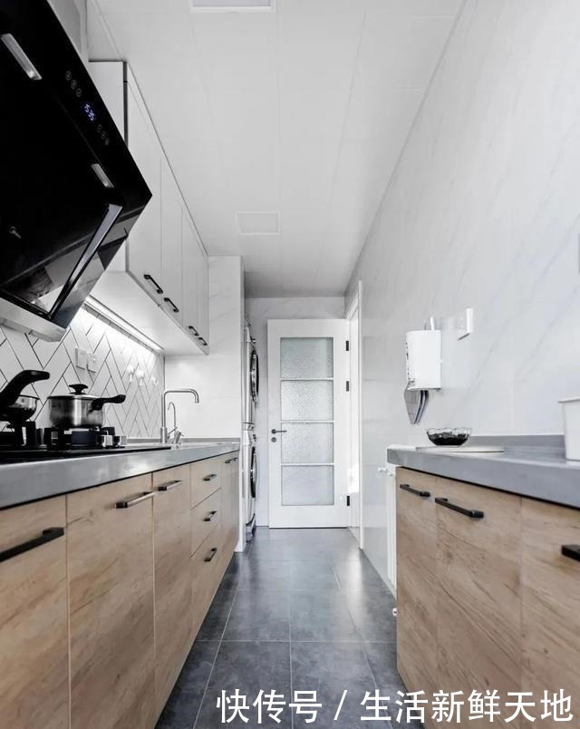 工作台|120㎡混搭风大两居,属于一家三口的自然安静森系小屋~!