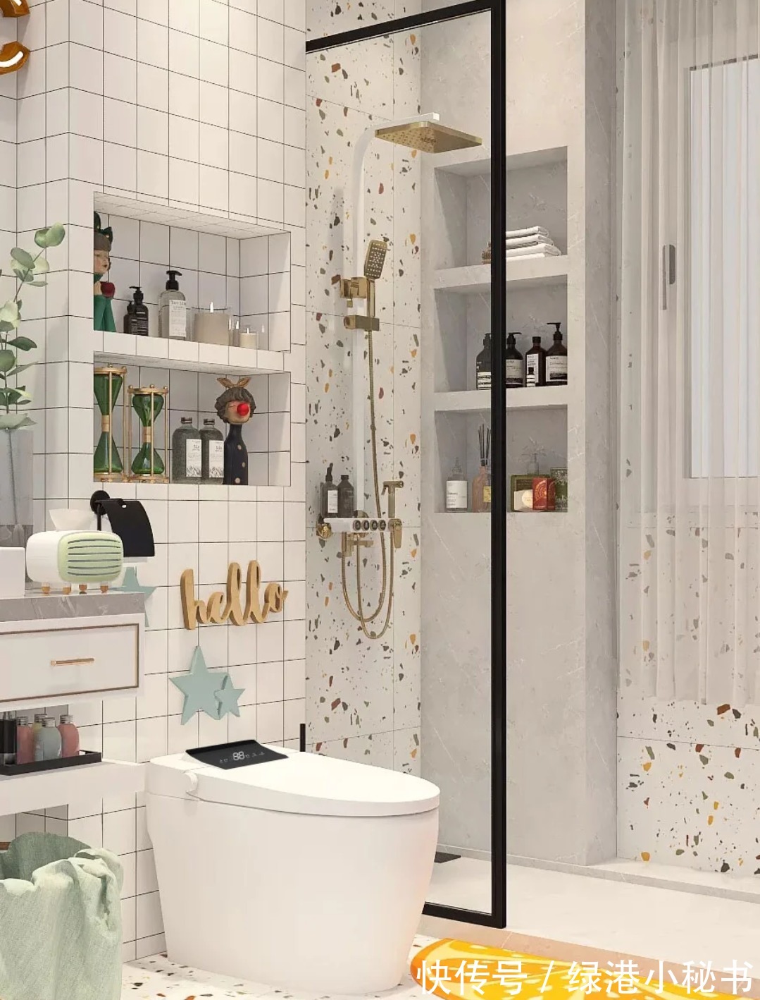 浴缸|沈阳装修公司推荐:卫生间大改造,不再惧怕小面积!