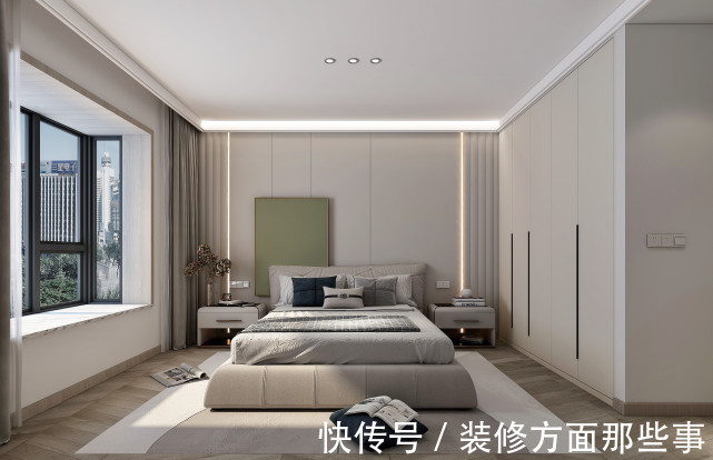 背景墙|170㎡现代风,将浪漫主义与人文艺术气息带回家